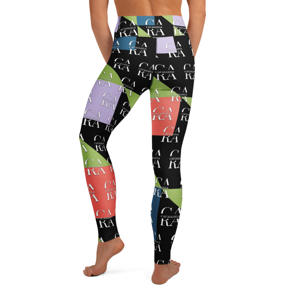 CaRaUaNa Leggings SPORT Green Black Carauana Store