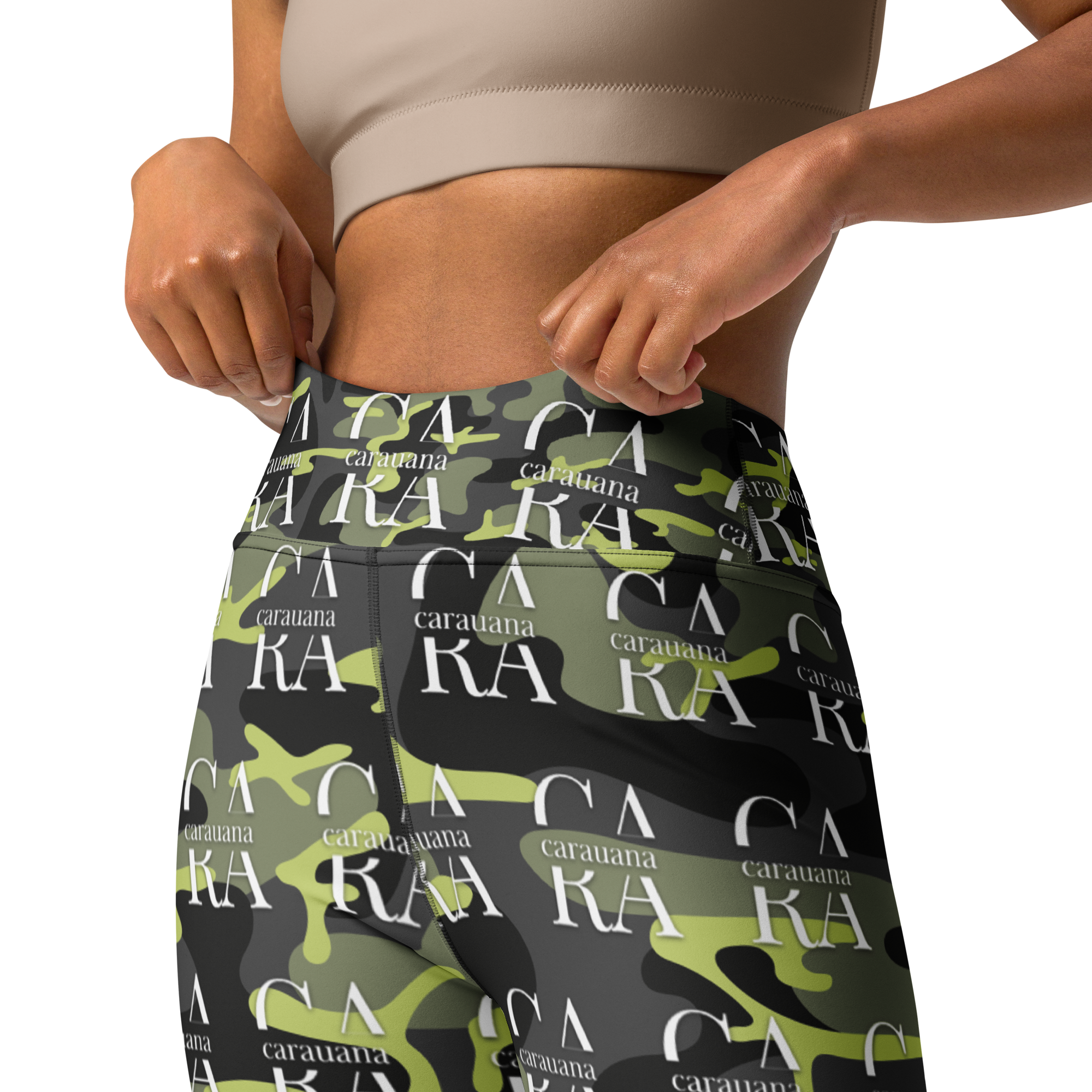 CaRaUaNa Leggings SPORT Green ARMY Carauana Store