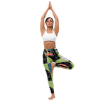 CaRaUaNa Leggings SPORT Green Black Carauana Store