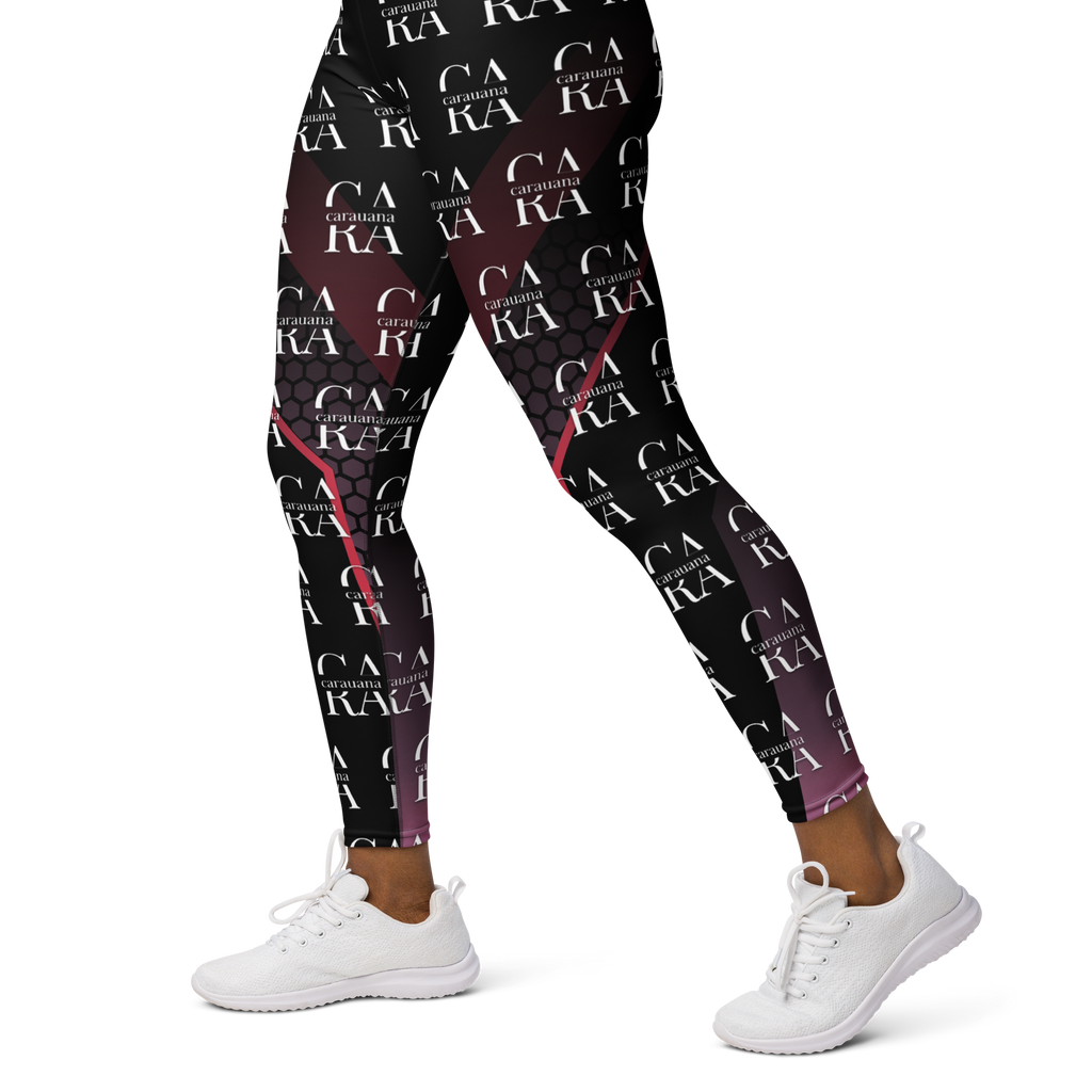CaRaUaNa Leggings SPORT black Pink Carauana Store