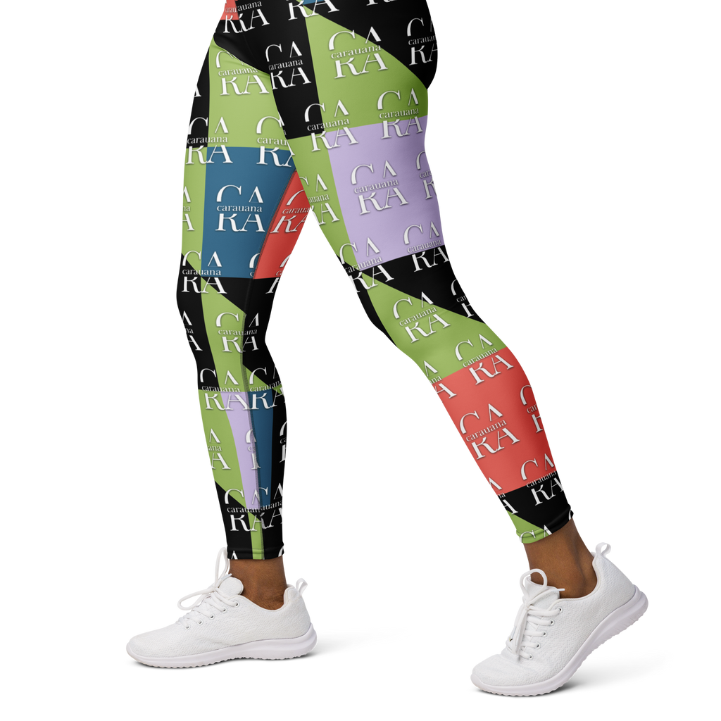 CaRaUaNa Leggings SPORT Green Black Carauana Store