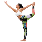 CaRaUaNa Leggings SPORT Green Black Carauana Store