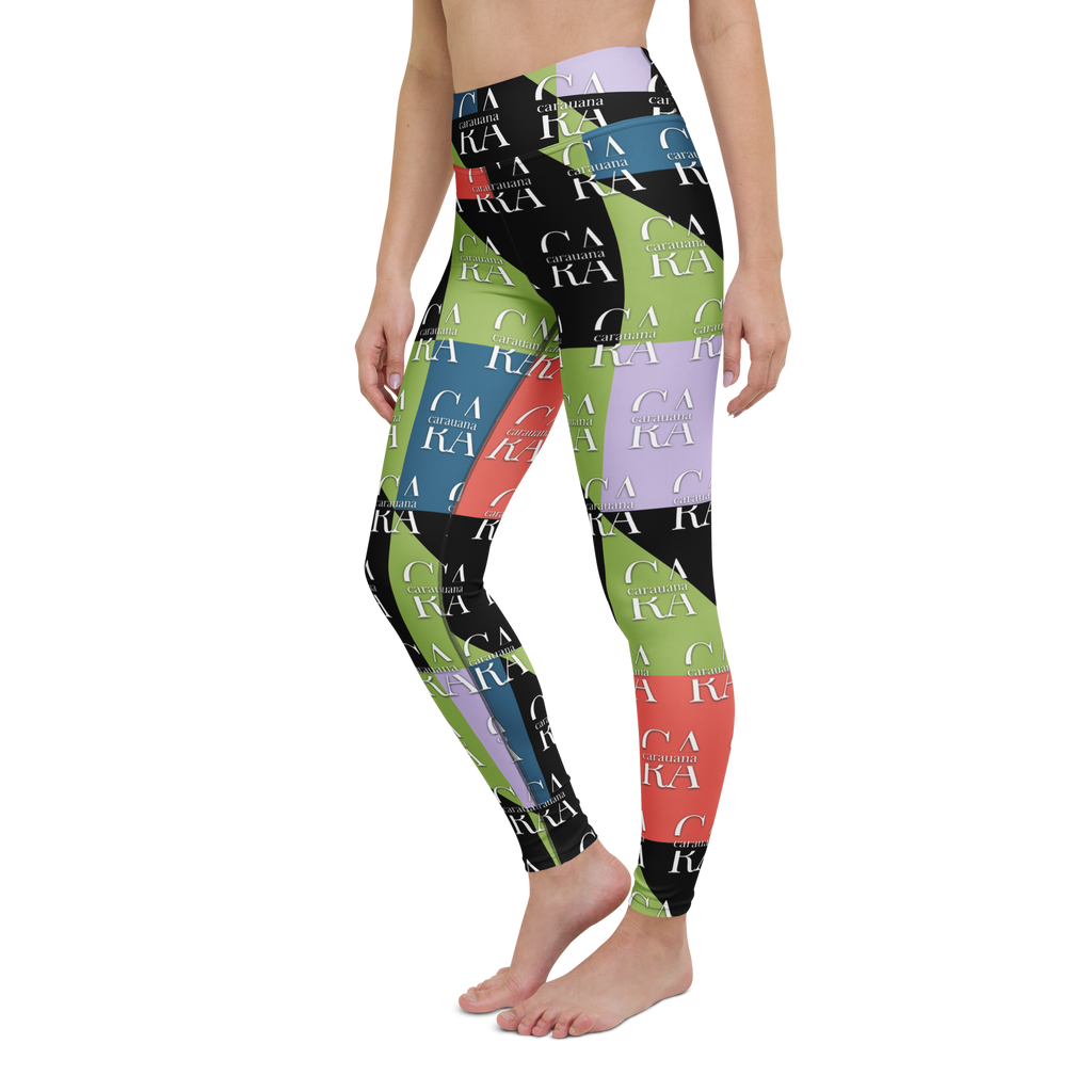 CaRaUaNa Leggings SPORT Green Black Carauana Store