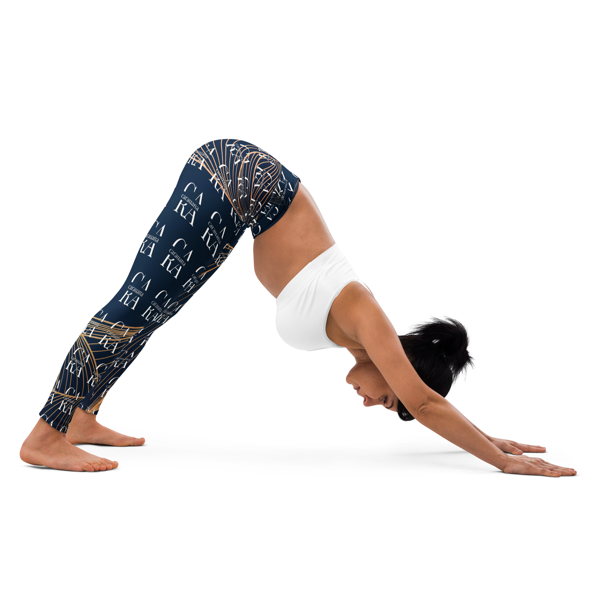 CaRaUaNa Leggings SPORT blue gold Carauana Store