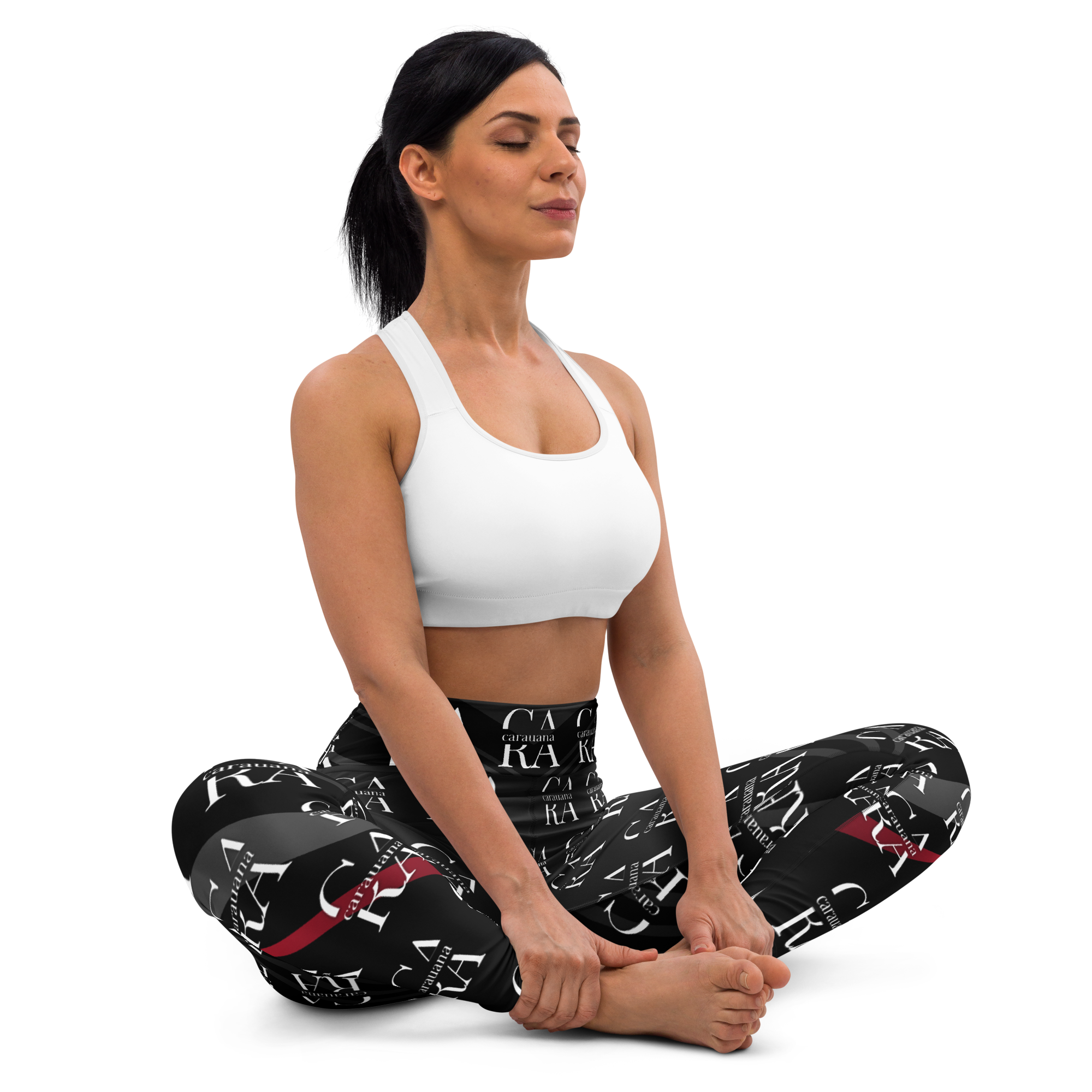 CaRaUaNa Leggings SPORT black Elegant Carauana Store