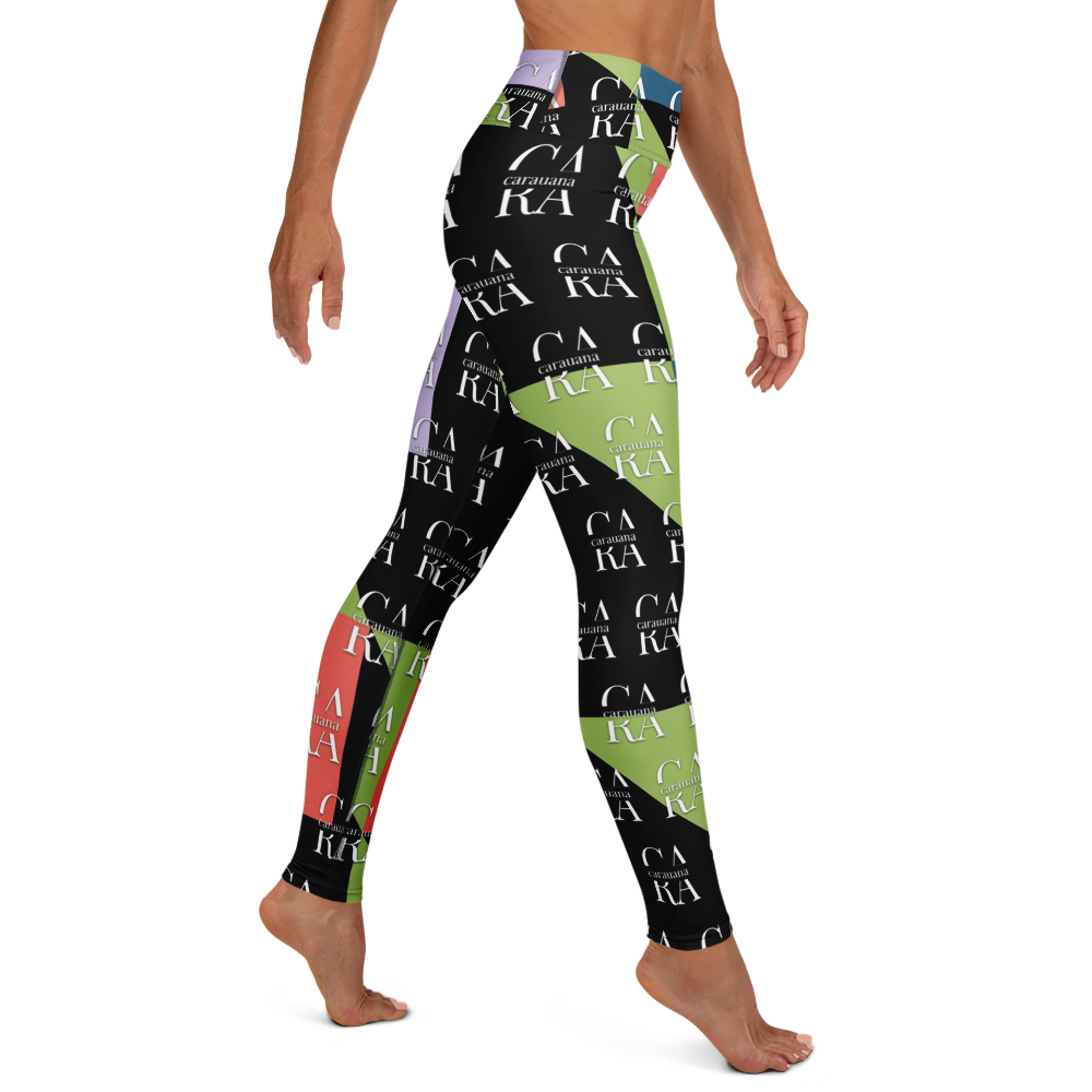 CaRaUaNa Leggings SPORT Green Black Carauana Store