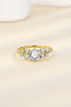 1 Carat Moissanite 925 Sterling Silver Ring Carauana Store