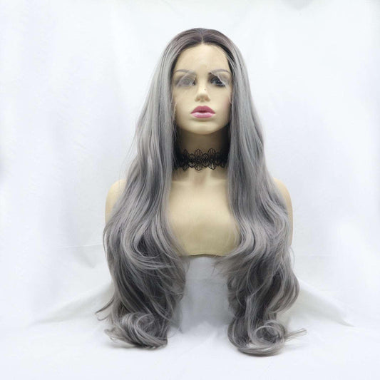 13*3" Lace Front Wigs Synthetic Long Wavy 24" 130% Density Carauana Store