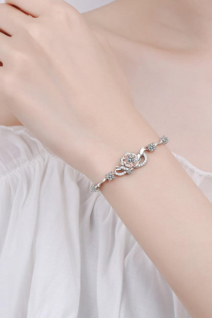 925 Sterling Silver Moissanite Bracelet Carauana Store