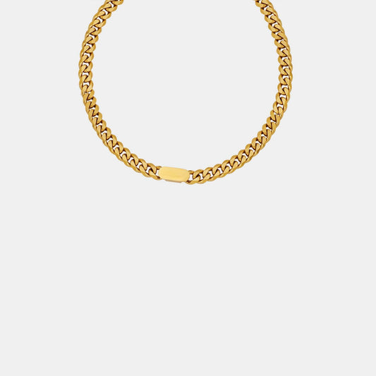18K Gold-Plated Chain Necklace Carauana Store