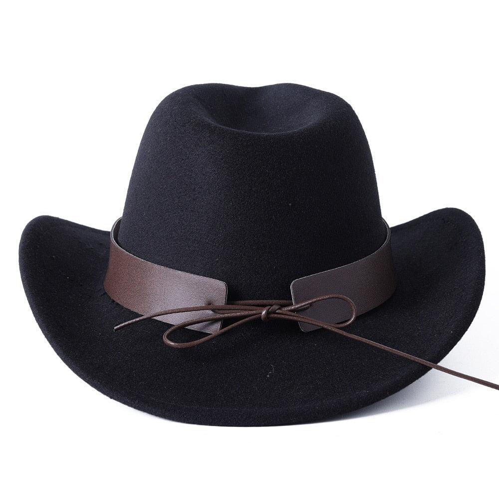 cowboy hat monochrome felt Unisex