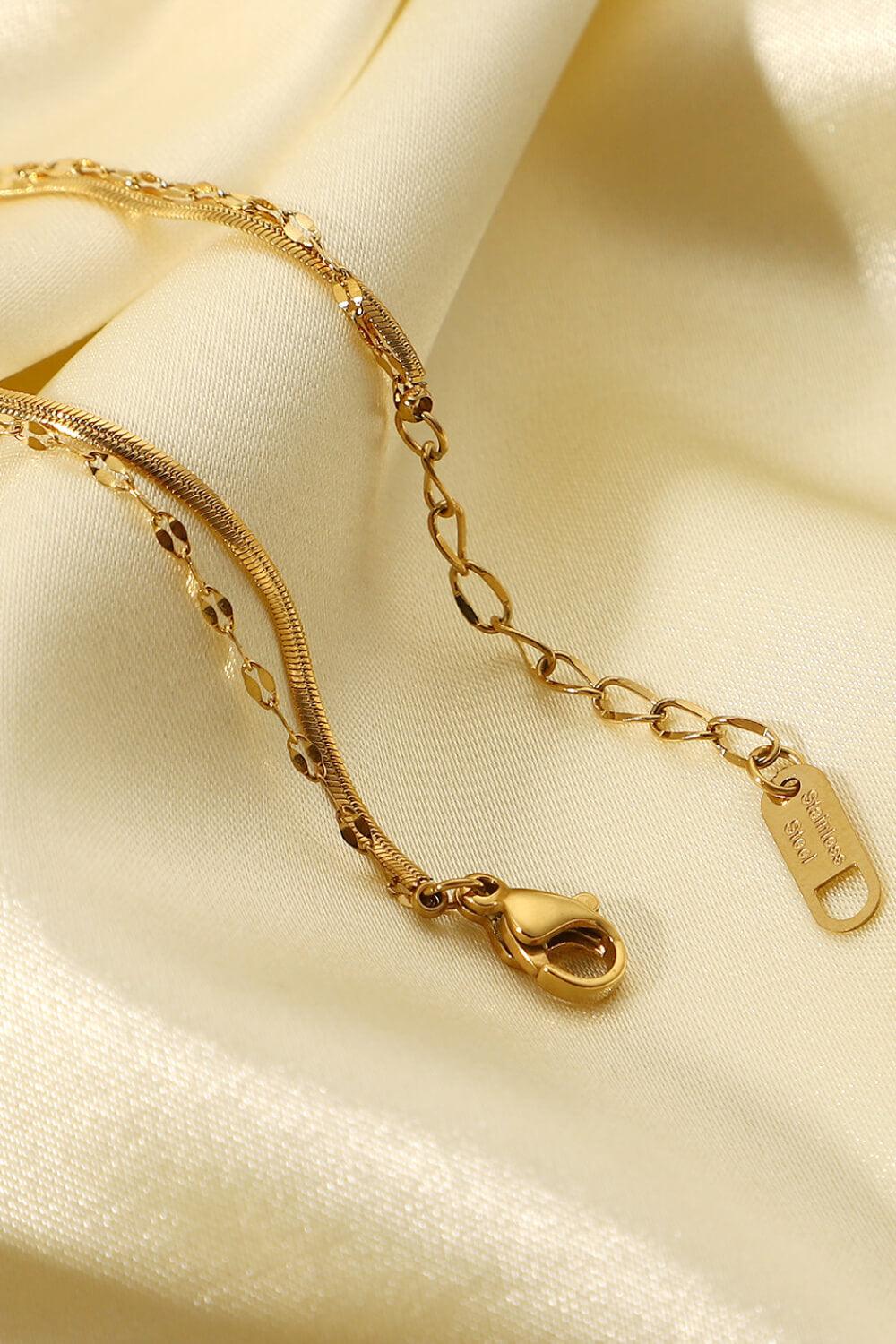 Icing on the Cake Rhinestone Double-Layered Bracelet Carauana Store