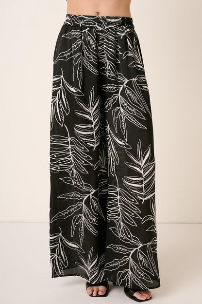 Mittoshop Printed Wide Leg Pants Carauana Store