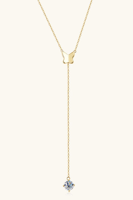 1 Carat Moissanite 925 Sterling Silver Necklace Carauana Store