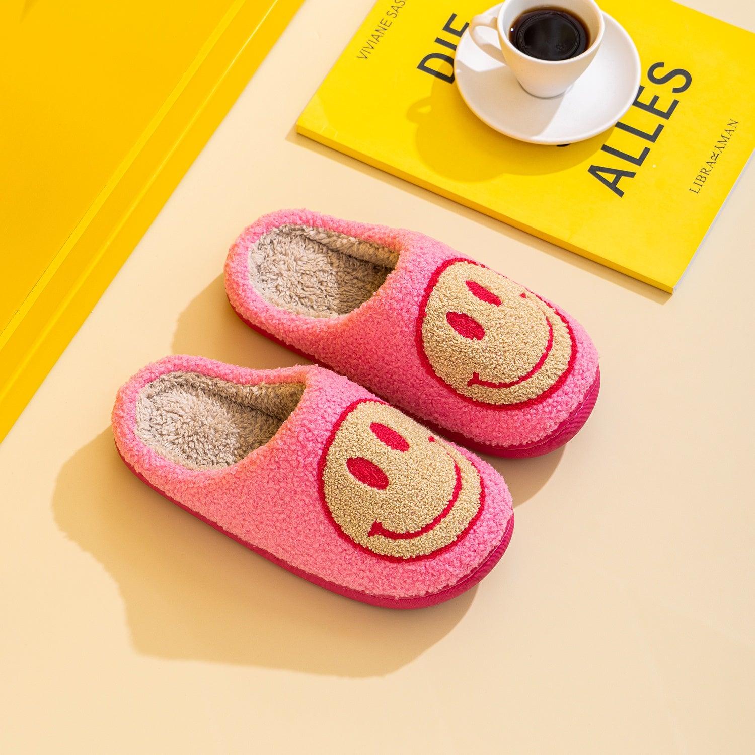 Melody Smiley Face Slippers Carauana Store