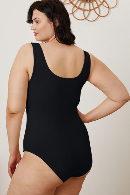 Basic Bae Full Size Square Neck Sleeveless Bodysuit Carauana Store