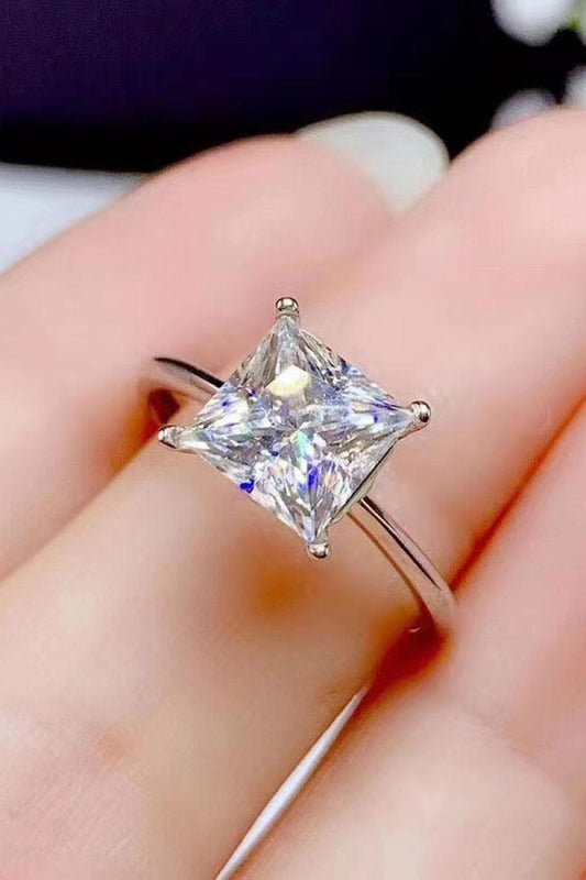 5 Carat Moissanite Solitaire Ring Carauana Store