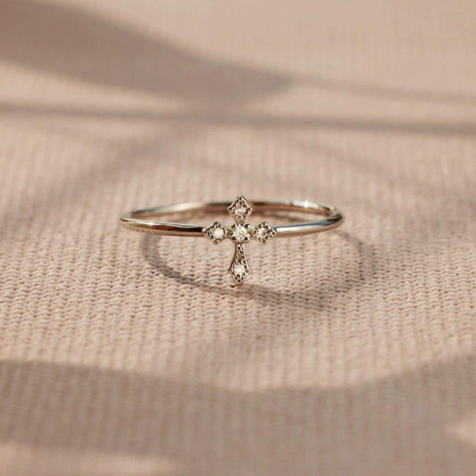 925 Sterling Silver Cross Ring Carauana Store