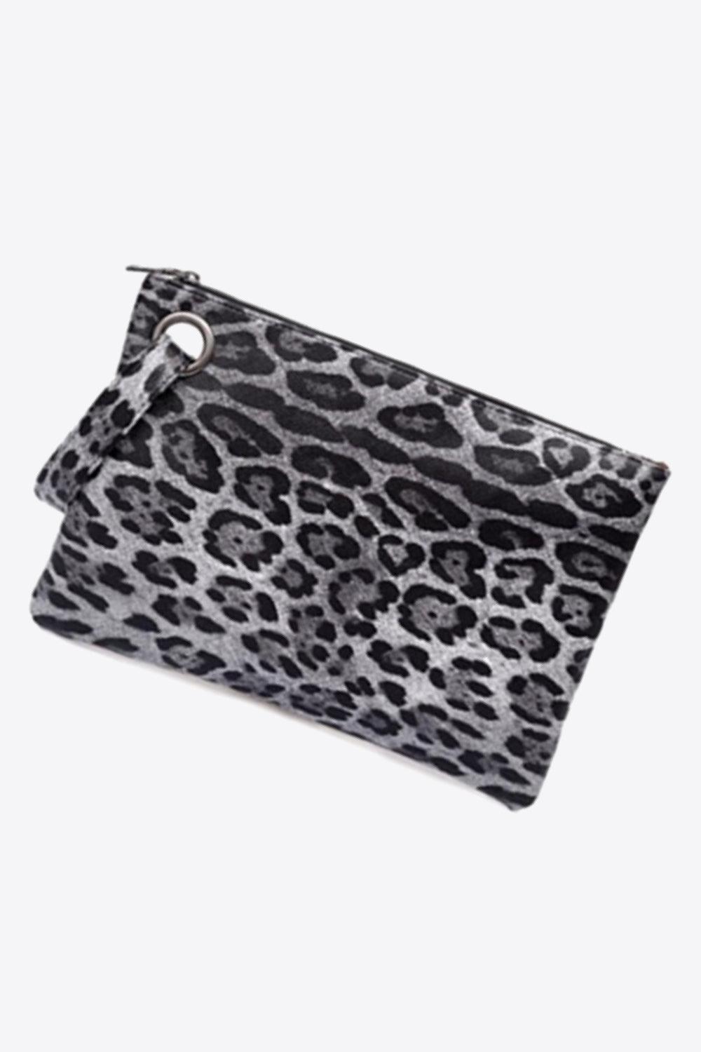 Leopard PU Leather Clutch Carauana Store
