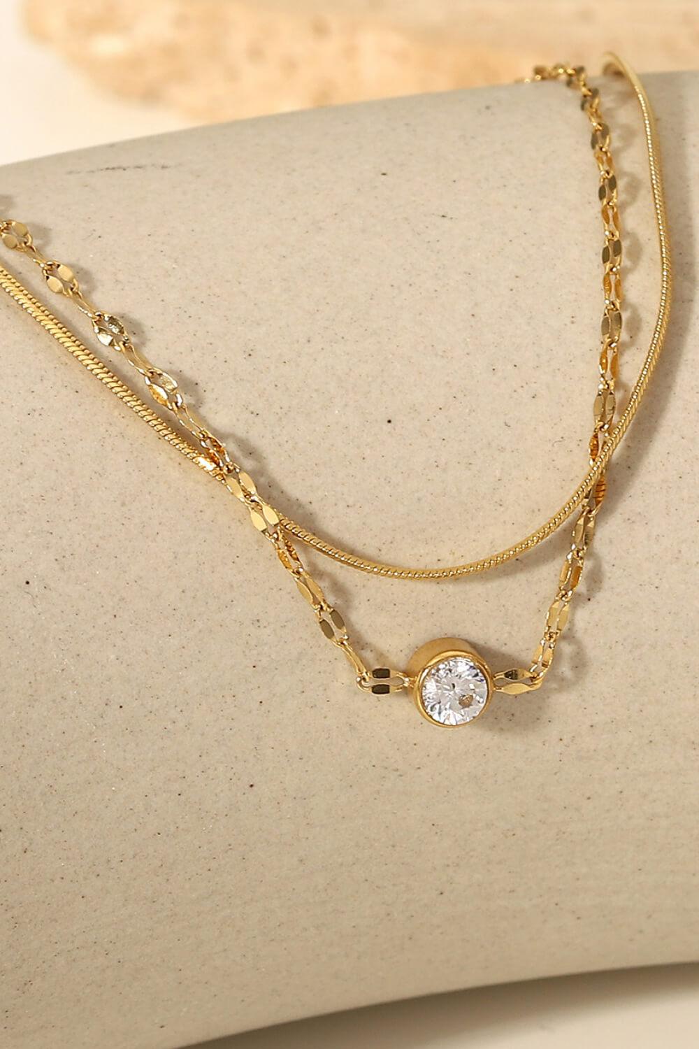 Icing on the Cake Rhinestone Double-Layered Bracelet Carauana Store