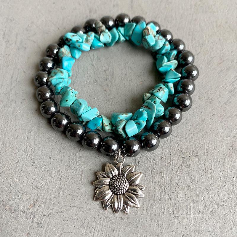 Turquoise Alloy Bracelet Carauana Store
