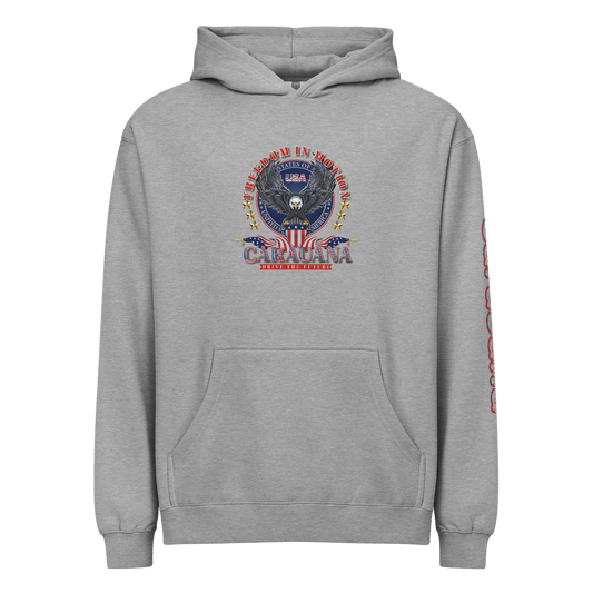 CaRaUaNa unisex hoodie Grey Cotton CaRaUaNa Fashion
