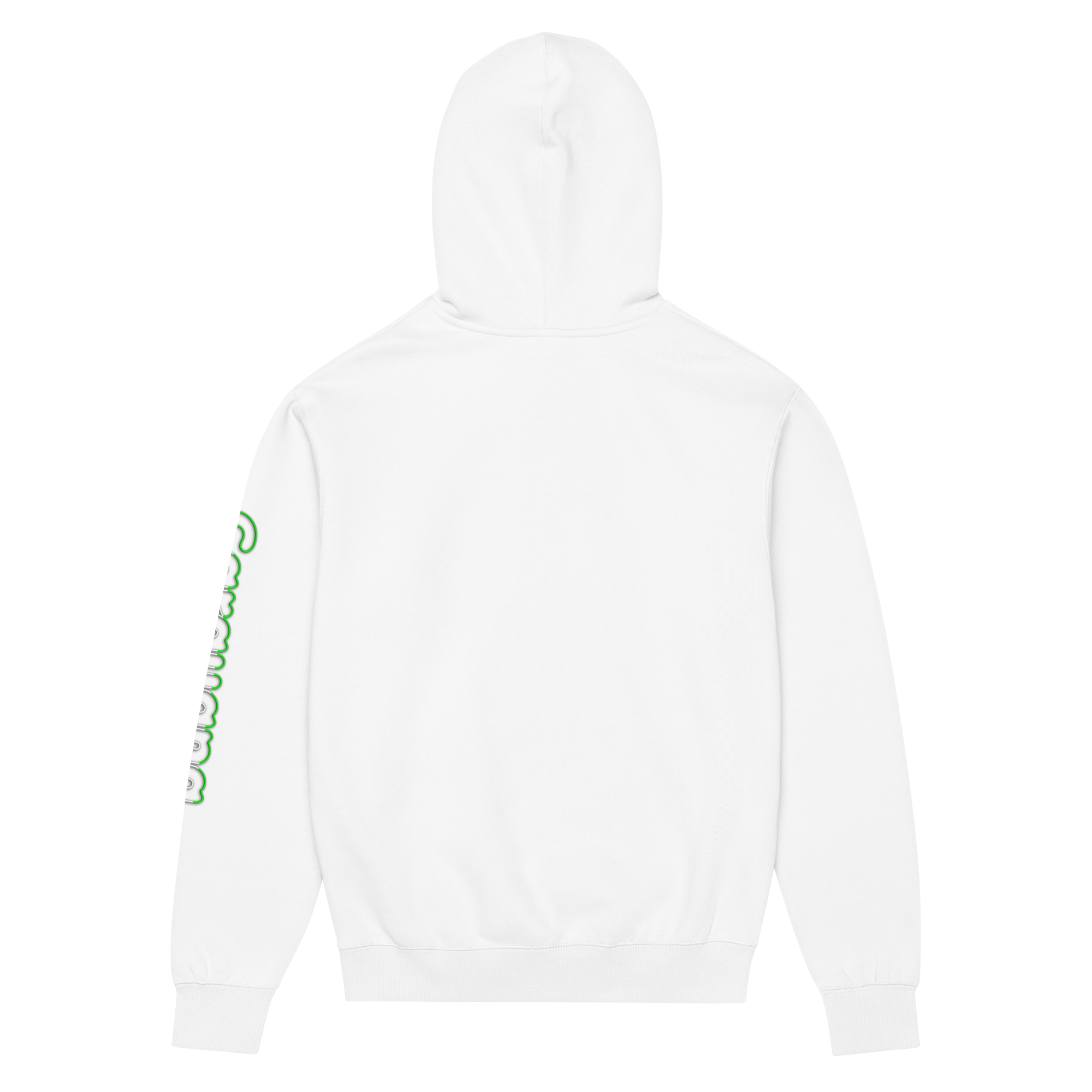 CaRaUaNa unisex hoodie white cotton - CaRaUaNa Fashion