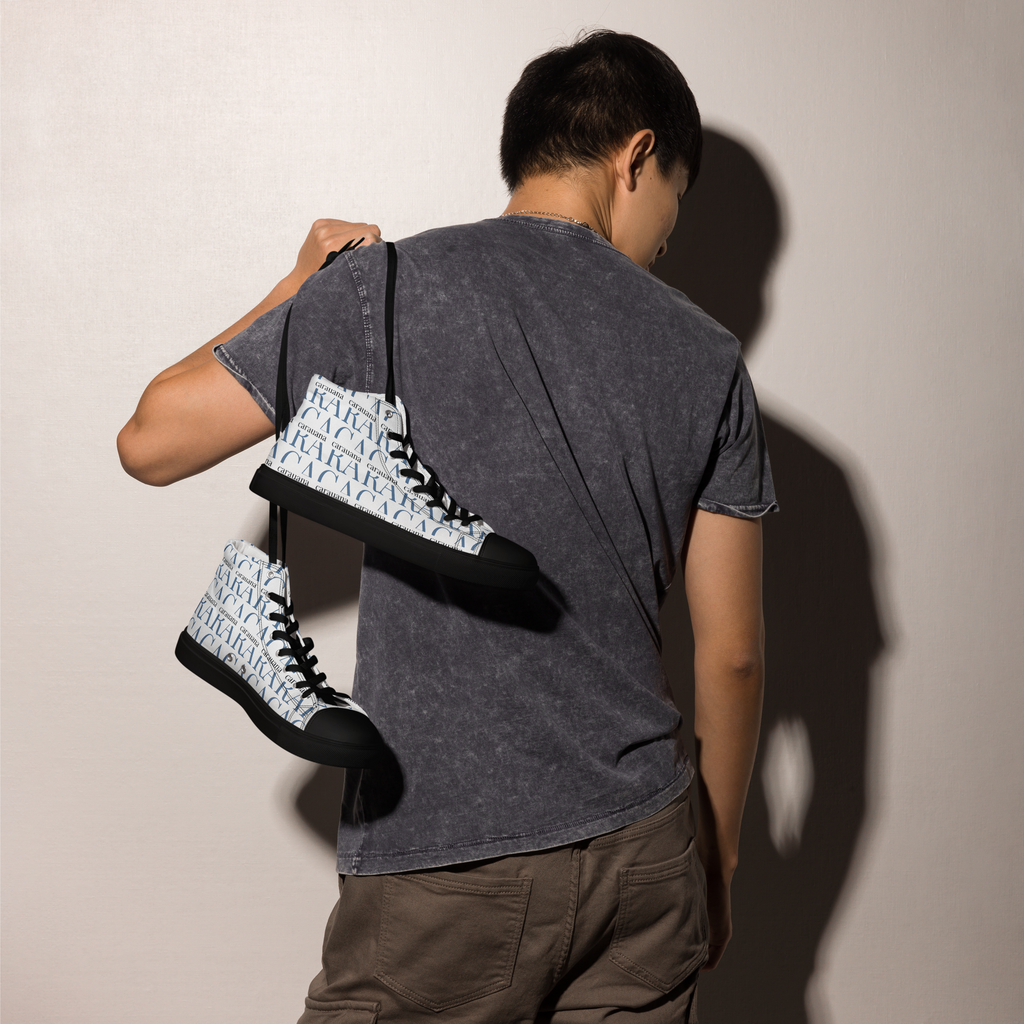 CARAUANA Fashionable canvas high top black Carauana Store