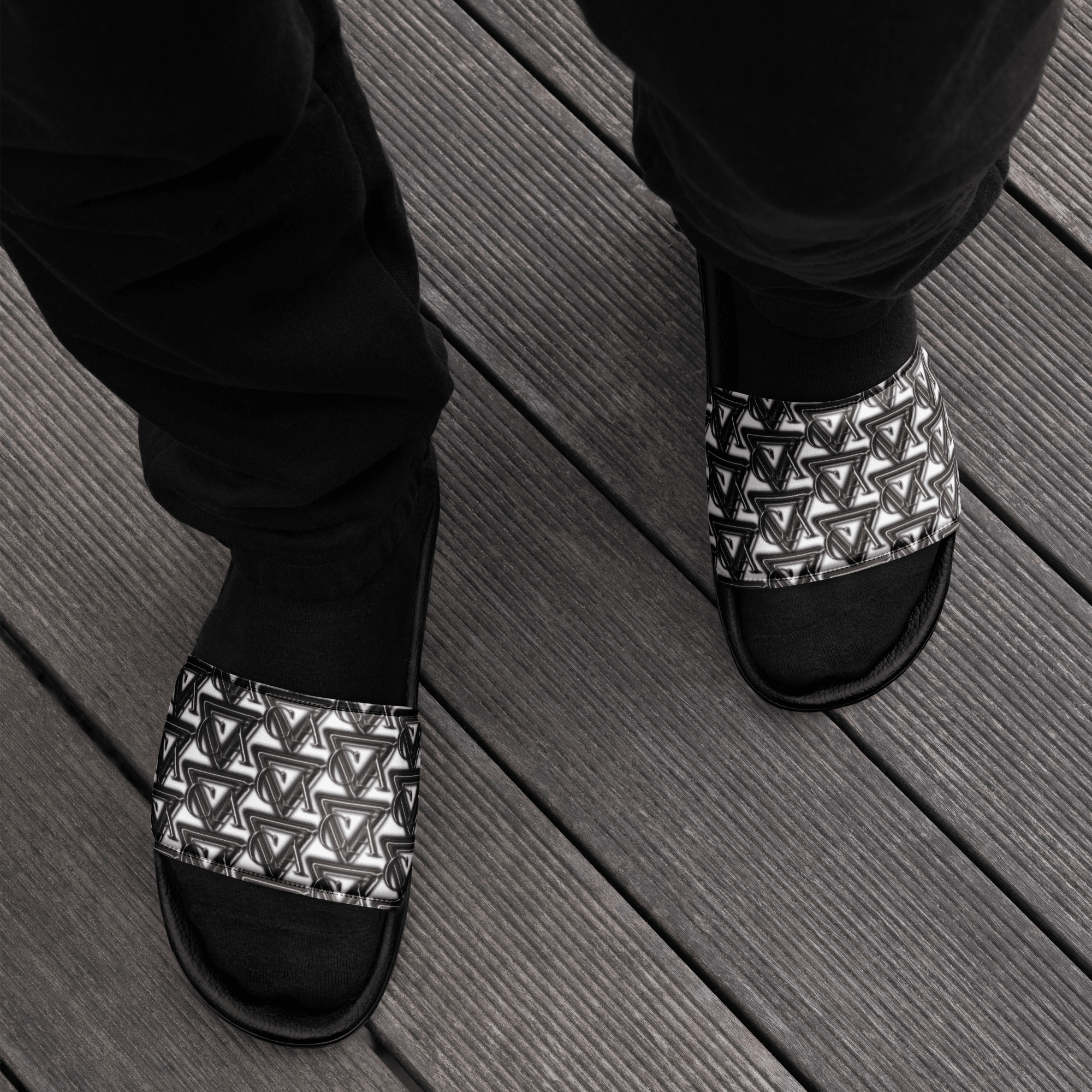 CARAUANA slides Women’s Black Branded Carauana Store