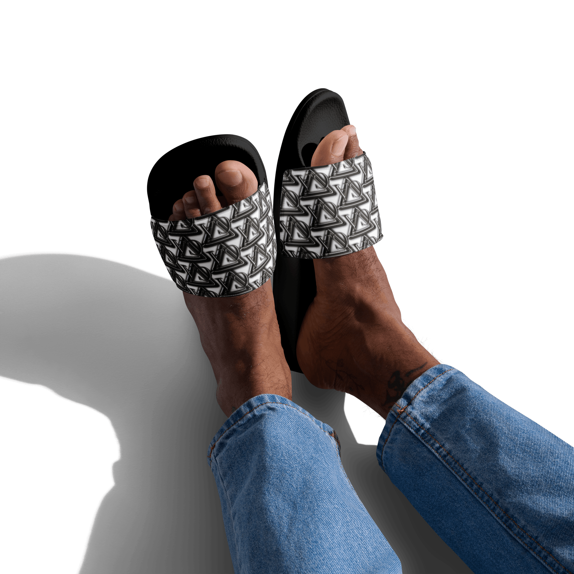 CARAUANA slides Men’s Black Branded Carauana Store