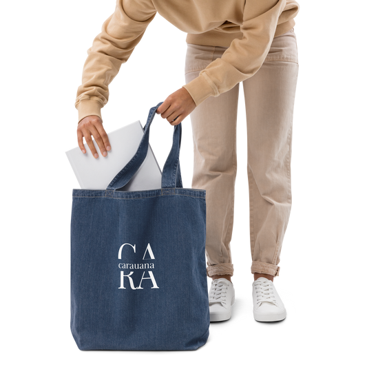 CARAUANA denim tote bag Carauana Store