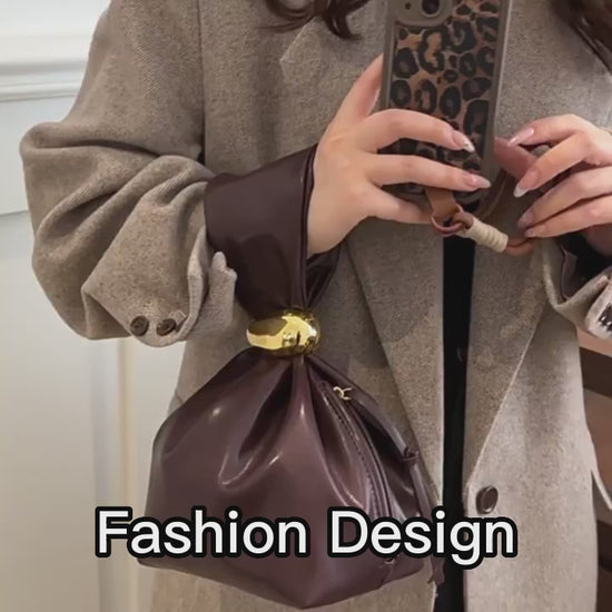 CaRaUaNa Soft Leather Clutch