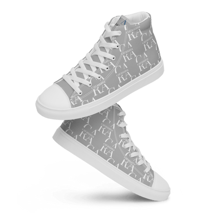 CARAUANA Hip Hop canvas shoes Grey Branded