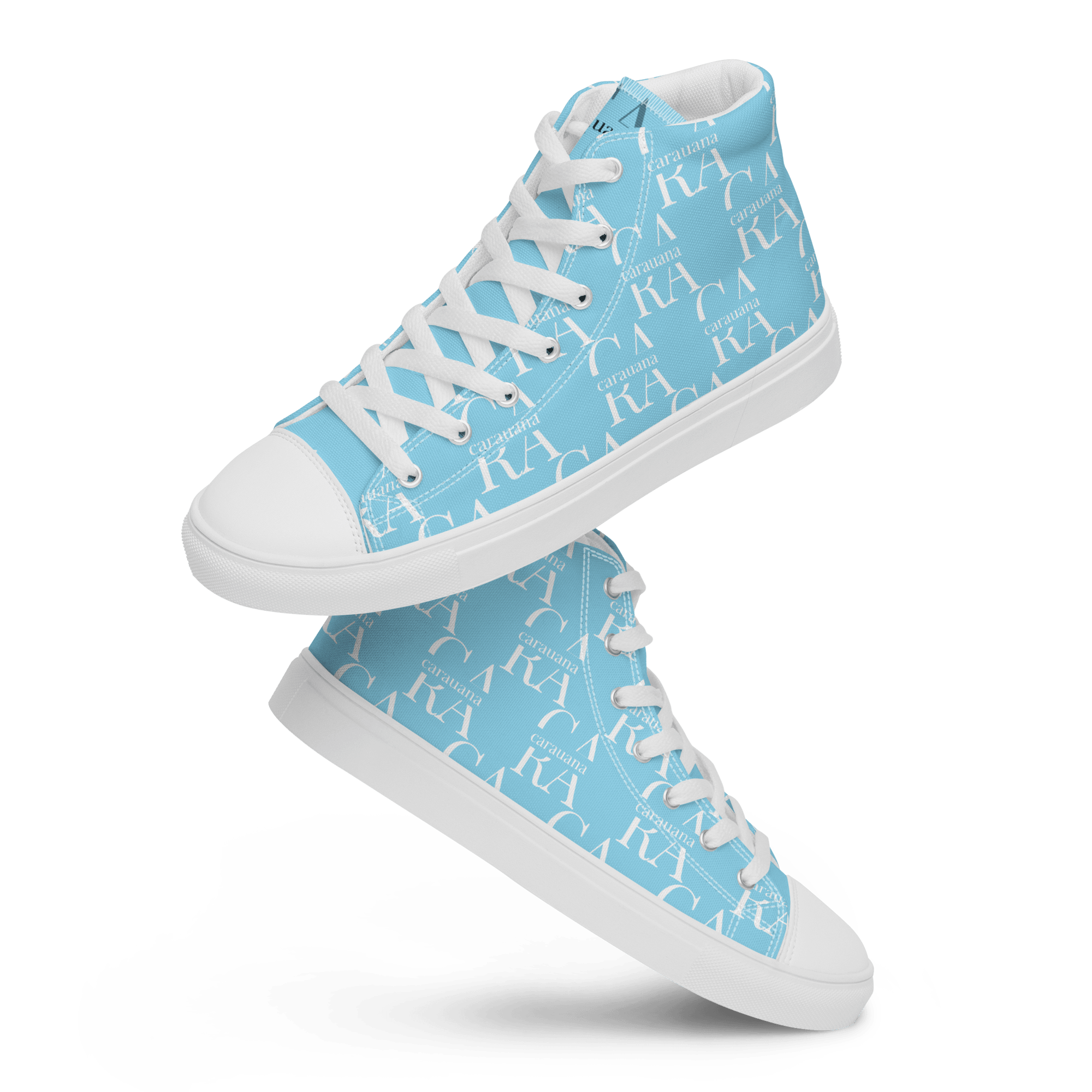 CARAUANA Hip Hop canvas shoes sky blue Branded Carauana Store