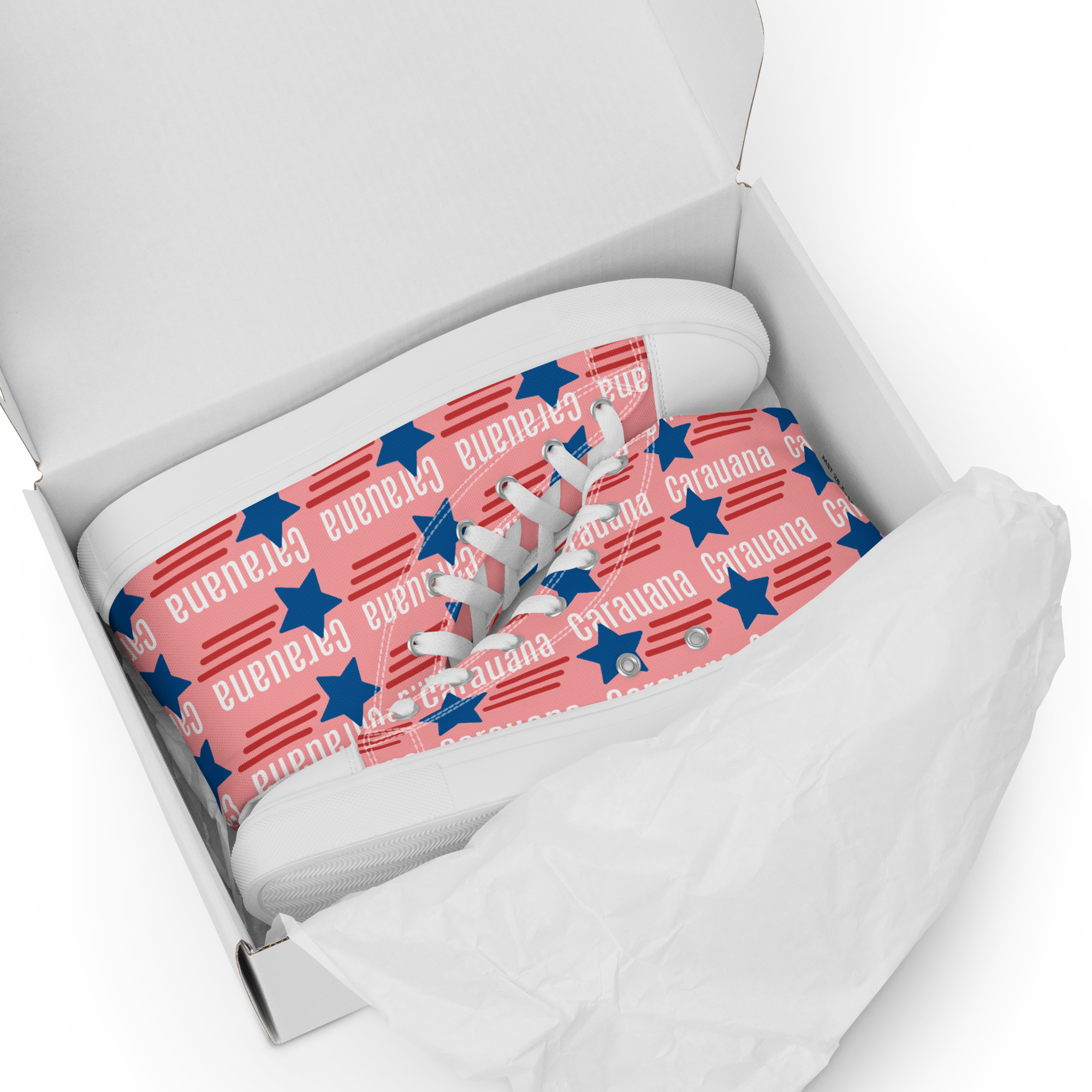 CARAUANA Hip Hop canvas shoes pink USA Carauana Store