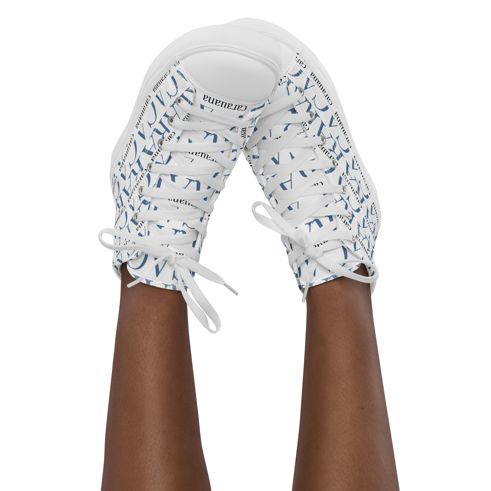 CARAUANA Fashionable canvas high top white Carauana Store