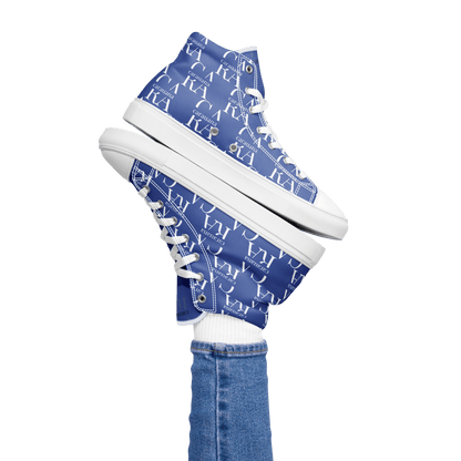 CARAUANA Hip Hop canvas shoes Blue Branded