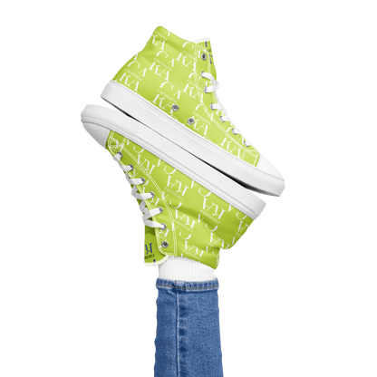 CARAUANA Hip Hop canvas shoes Lemon Branded