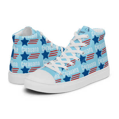 CARAUANA Hip Hop canvas shoes sky blue USA