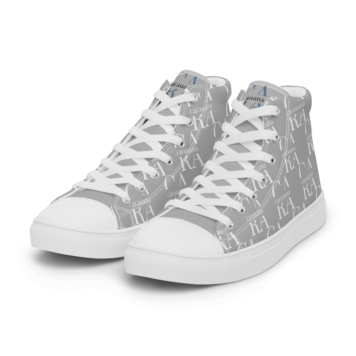 CARAUANA Hip Hop canvas shoes Grey Branded