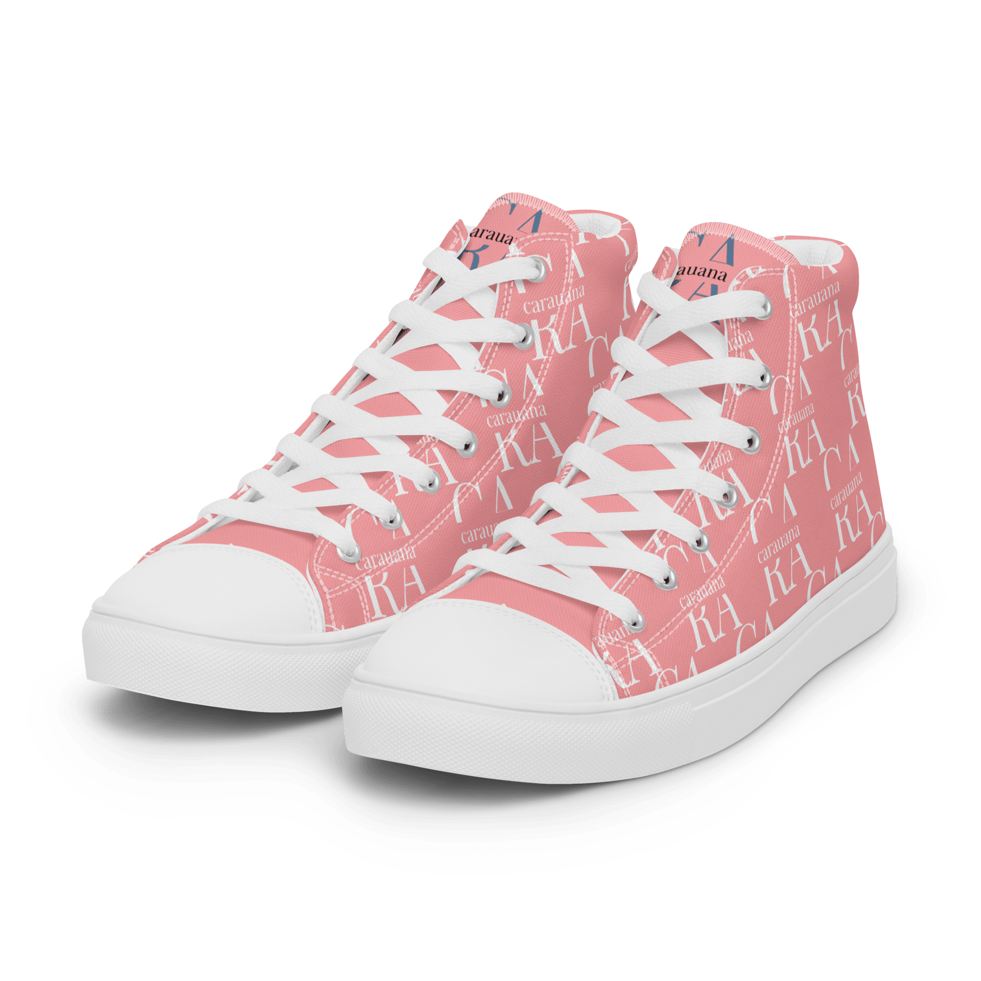 CARAUANA Hip Hop canvas shoes Pink Branded Carauana Store