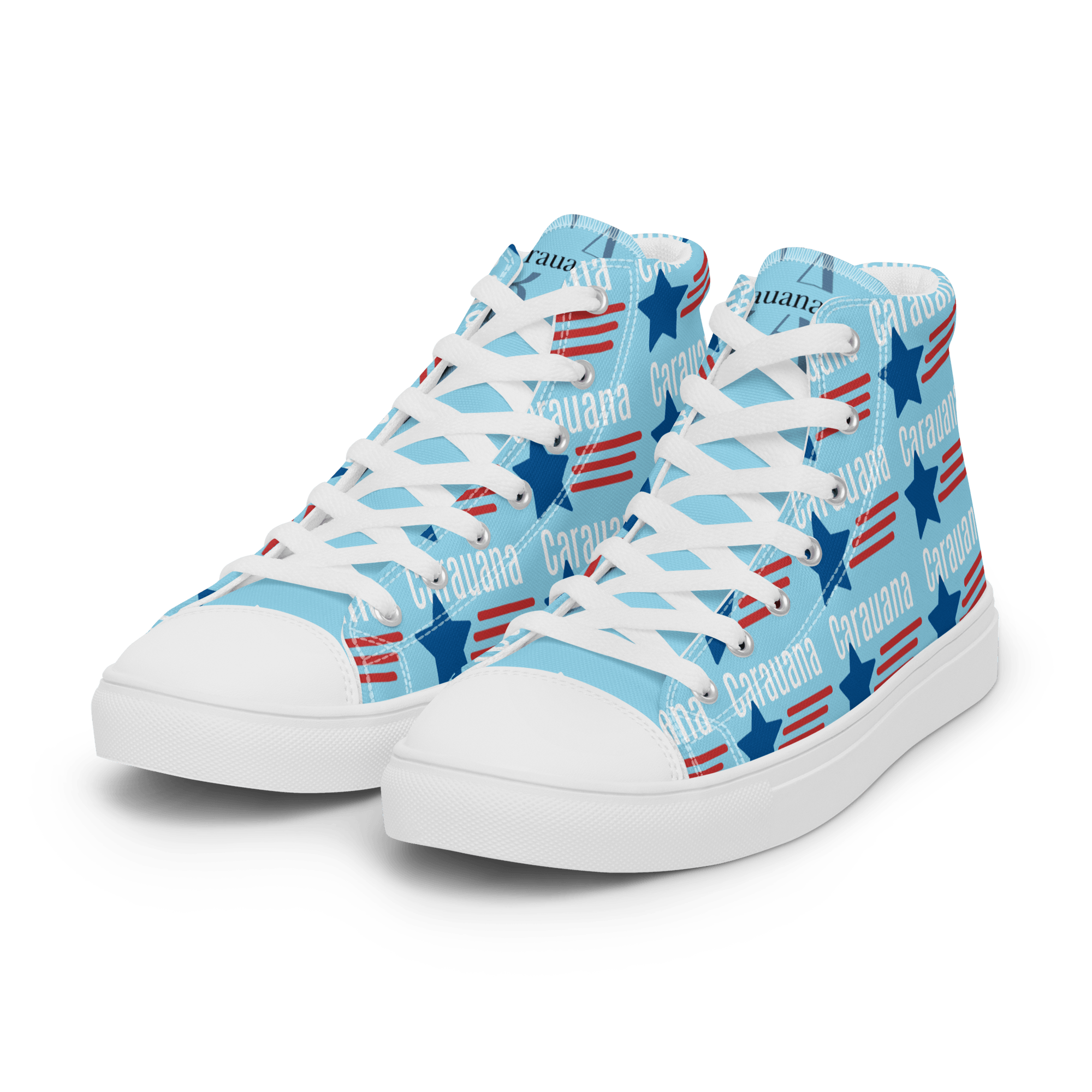 CARAUANA Hip Hop canvas shoes sky blue USA Carauana Store