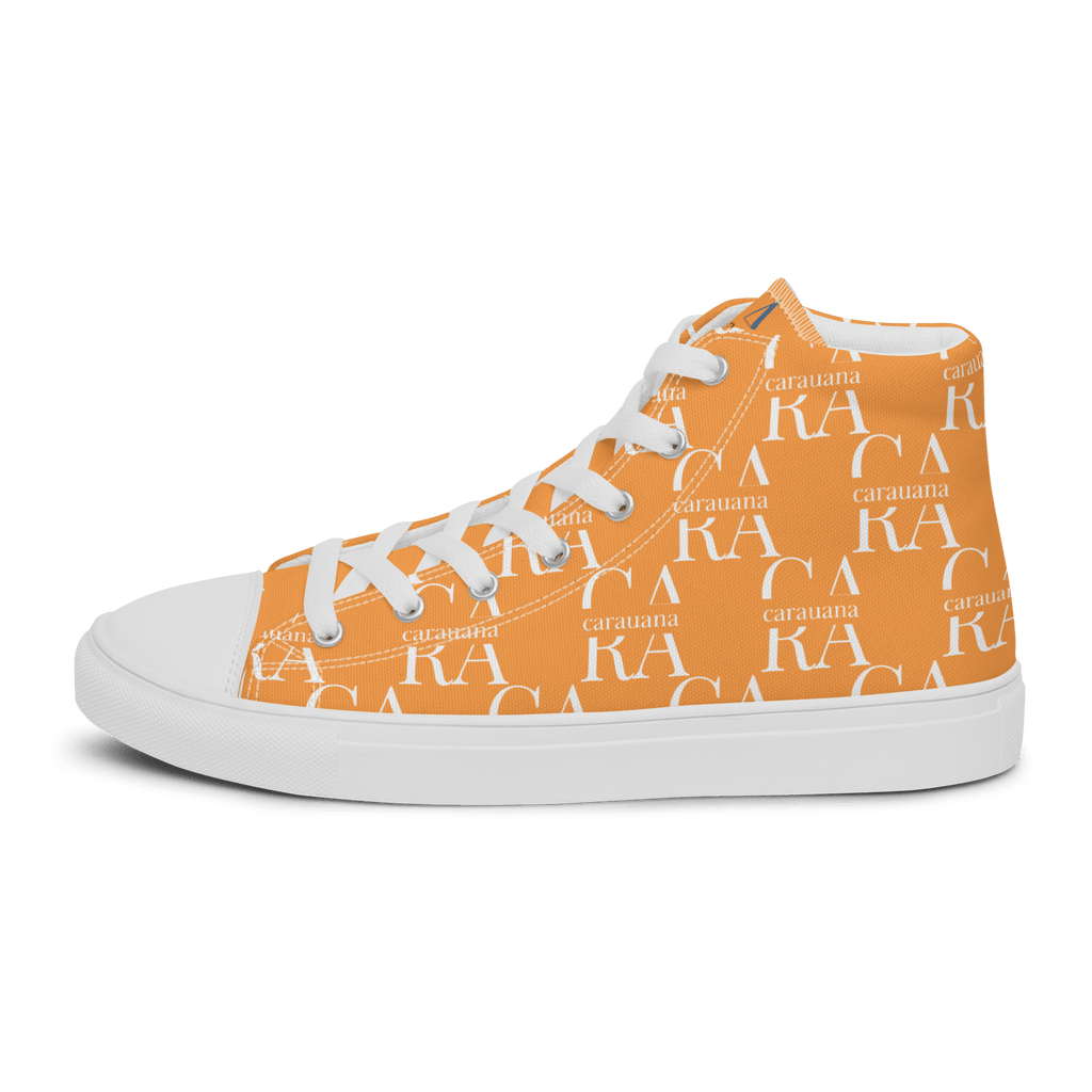 CARAUANA Hip Hop canvas shoes Orange Branded Carauana Store
