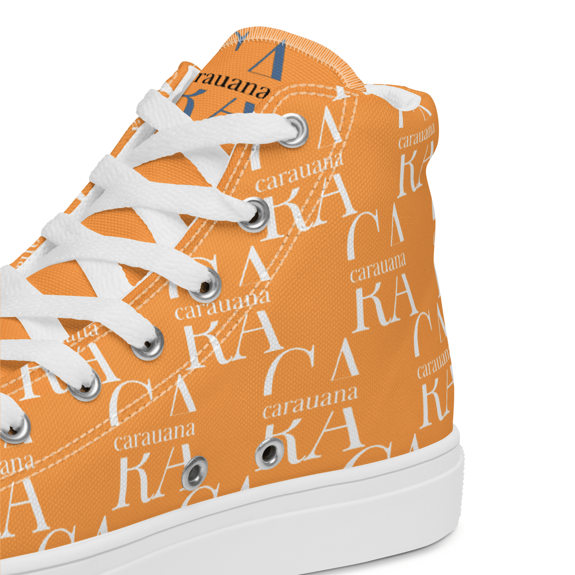 CARAUANA Hip Hop canvas shoes Orange Branded Carauana Store