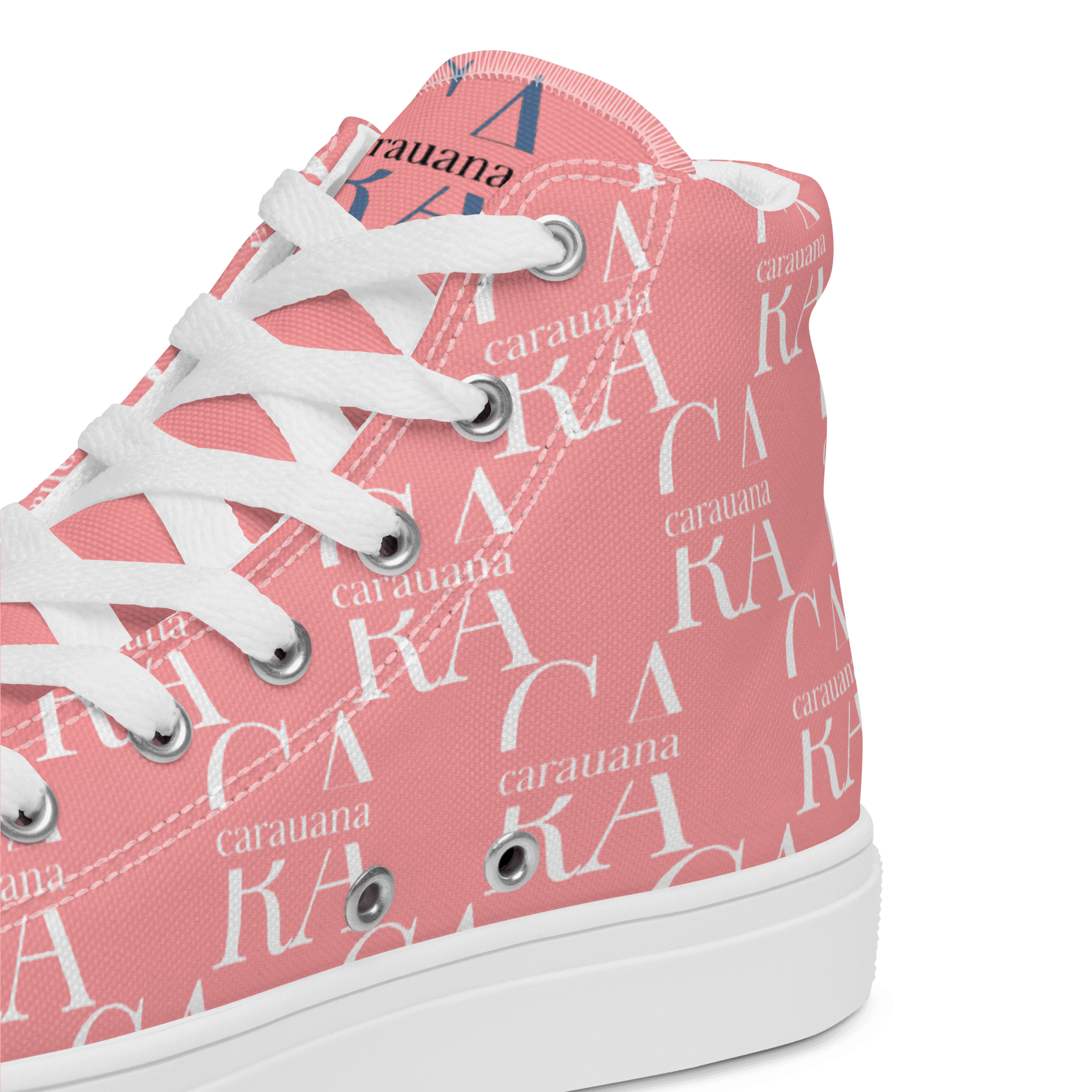 CARAUANA Hip Hop canvas shoes Pink Branded Carauana Store