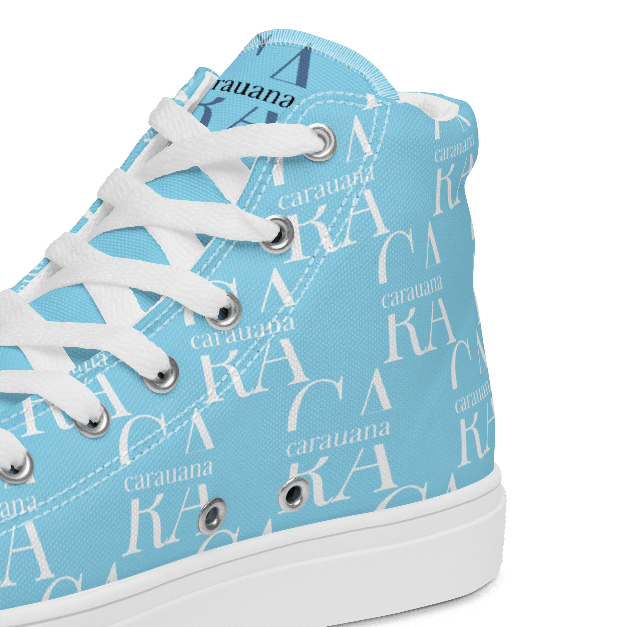 CARAUANA Hip Hop canvas shoes sky blue Branded Carauana Store