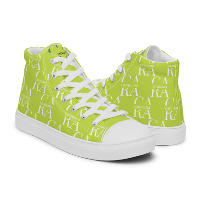 CARAUANA Hip Hop canvas shoes Lemon Branded