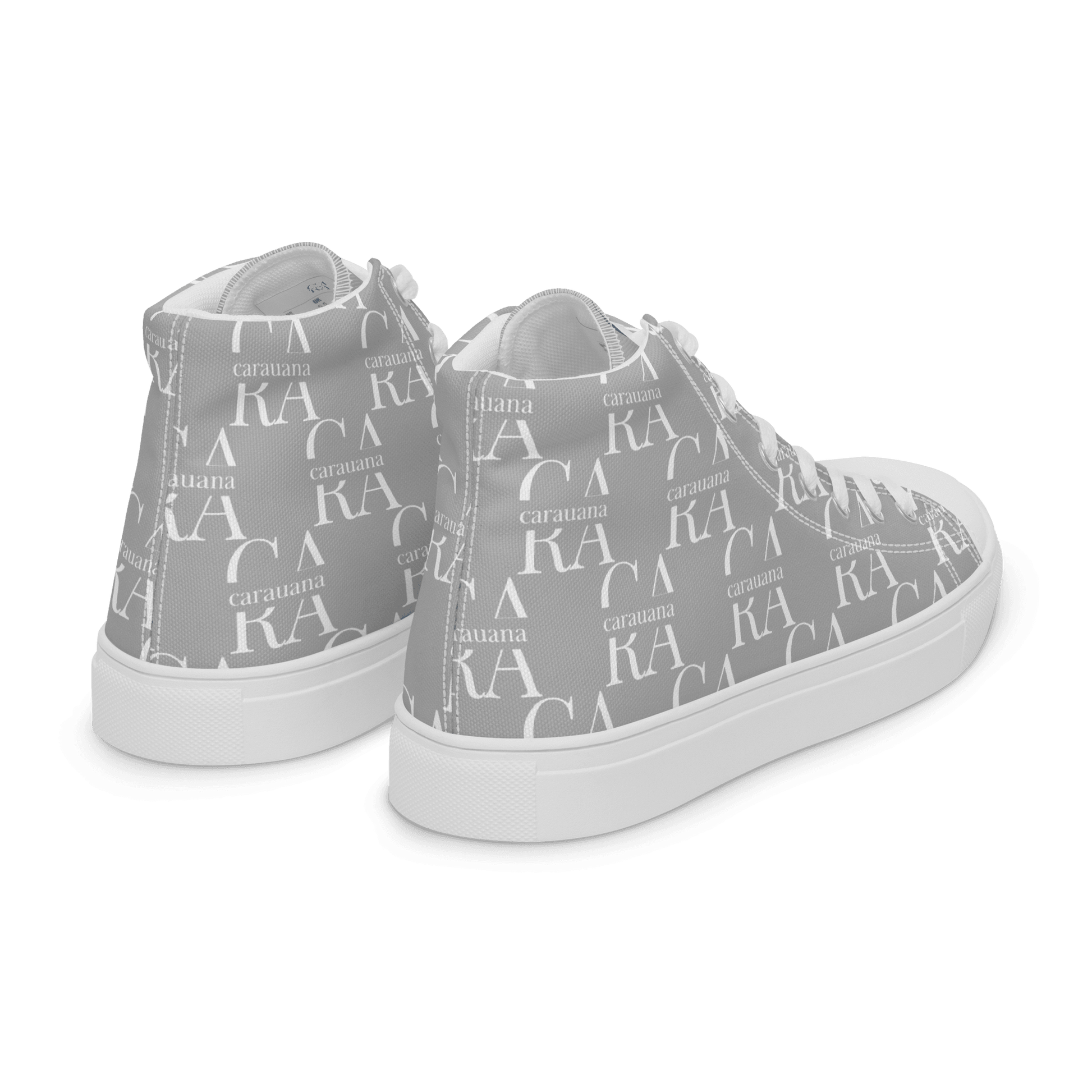 CARAUANA Hip Hop canvas shoes Grey Branded