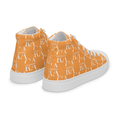 CARAUANA Hip Hop canvas shoes Orange Branded