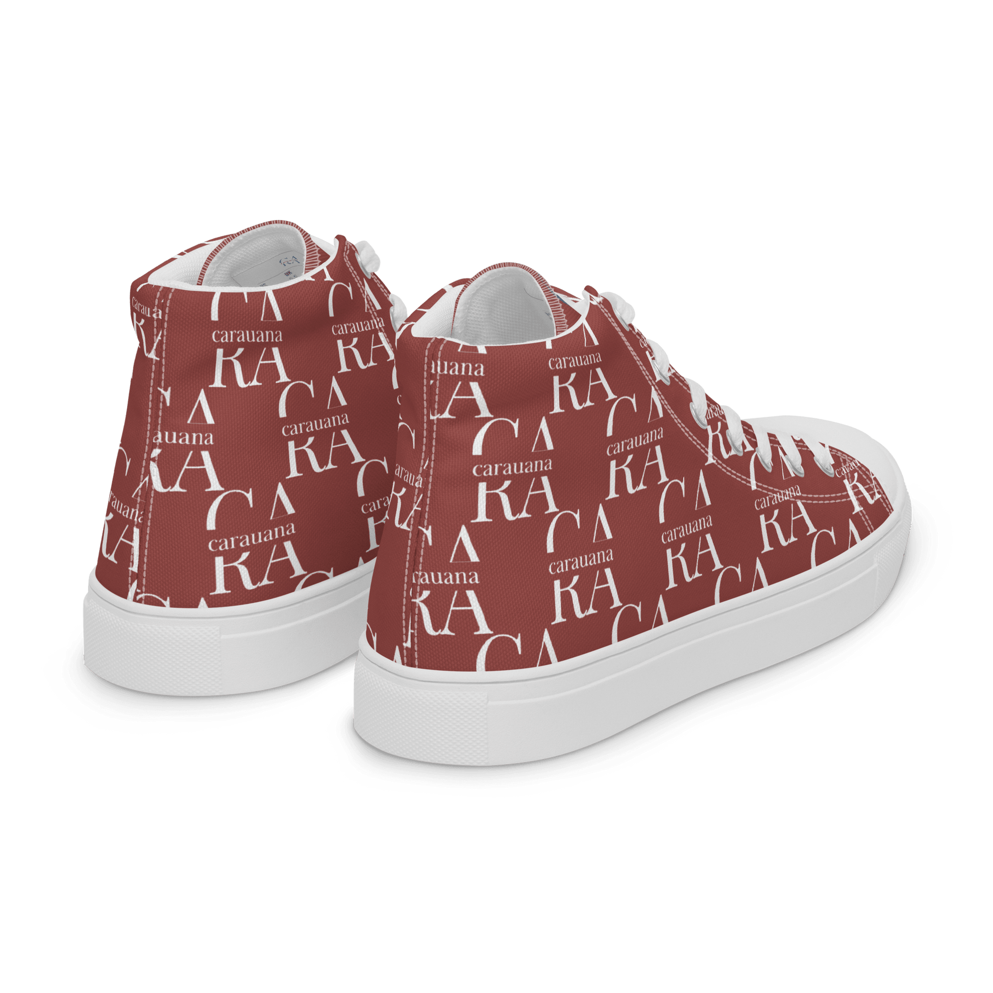 CARAUANA Hip Hop canvas shoes Brown Branded